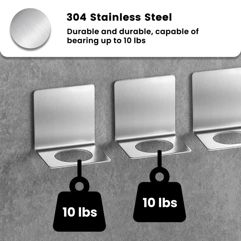 Daily Treasures 304 Stainless Steel Spray Bottle Holder Rack -