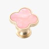 Gold-t Drawer Knobs Cabinet Knobs Pull Handles Clover Brushed Brass