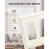 2-Pack Decorative Double Decorator Outlet Cover Plate, Light Almond Durable