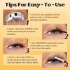 QUEWEL Wimpern-Extensions 30D+40D+50D 3 gemischte Stile Cluster-Lashes, 280 Stück Lash-Extension
