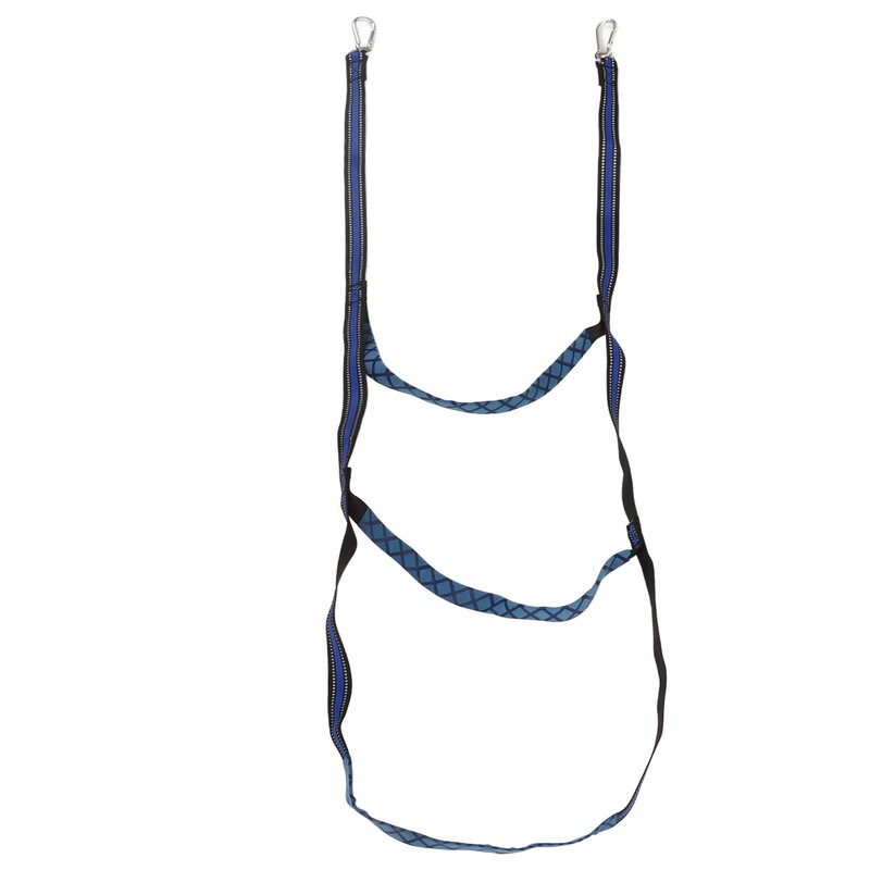 Marine Boat Rope Ladder Boarding Steps with Hooks Nylon Blue