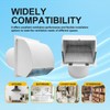 10 Inch Galvanized Steel Hooded Wall Vent,Arc-Shaped Outdoor Wall Vent