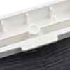 kenable BLACK BRUSH Faceplate for Cable Exit/Wall Outlet UK Single
