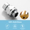 OFFO Shower Head Swivel Ball Adapter, All Metal Adjustable Shower