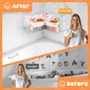 3 Compartments Bath Toy Storage Corner Bath Toy Holder for