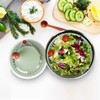 5.3Qt Stainless Steel Salad Spinner with Stop Button, Vegetable Dryer