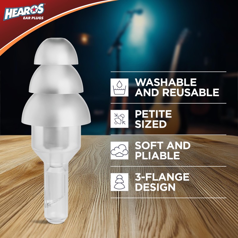 HEAROS High Fidelity Series Ear Plugs with Free Case, NRR