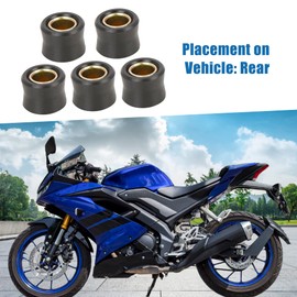 A ABSOPRO Pack of 5 Motorcycle Rear Shock Absorber Cushion Ring Bushing 12 mm
