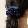 JewelVOX Scrunchie, Hair Accessory, Grosgrain Striped Fabric, Stylish, Cute, Simple,