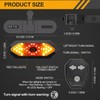 Bike taillight USB Bike Turn Signal with Remote Control Bicycle