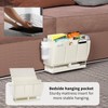 Frjjthchy Bedside Caddy Bedside Organizer,Bed Caddy with 11 Pockets and