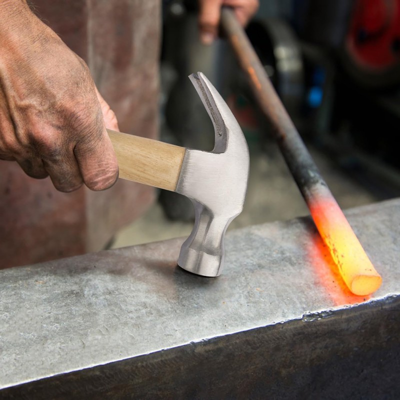 5 Packs 26 OZ Claw Hammer with Wood Handle, Perfect