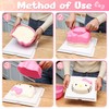 DC QZHMKJ PET Cat Cake Pan 6 Inch Silicone Cake