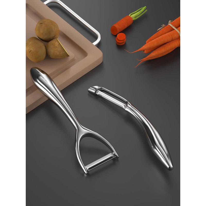 SimCoker Vegetable Peeler For Kitchen, Premium Potato Peelers 304 Stainless
