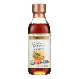 UD_Spectrum Naturals Organic Unrefined Toasted Sesame Oil - Case Of 6 - 8 Fl Oz.