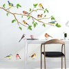 DECOWALL DS-8036 Garden Birds (Small) Kids Wall Stickers Decals Peel