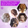 Favengo Pack of 36 Hair Pins Beads Wedding Hair Clips