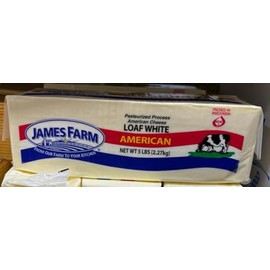 James Farm Loaf White American Cheese 5lb