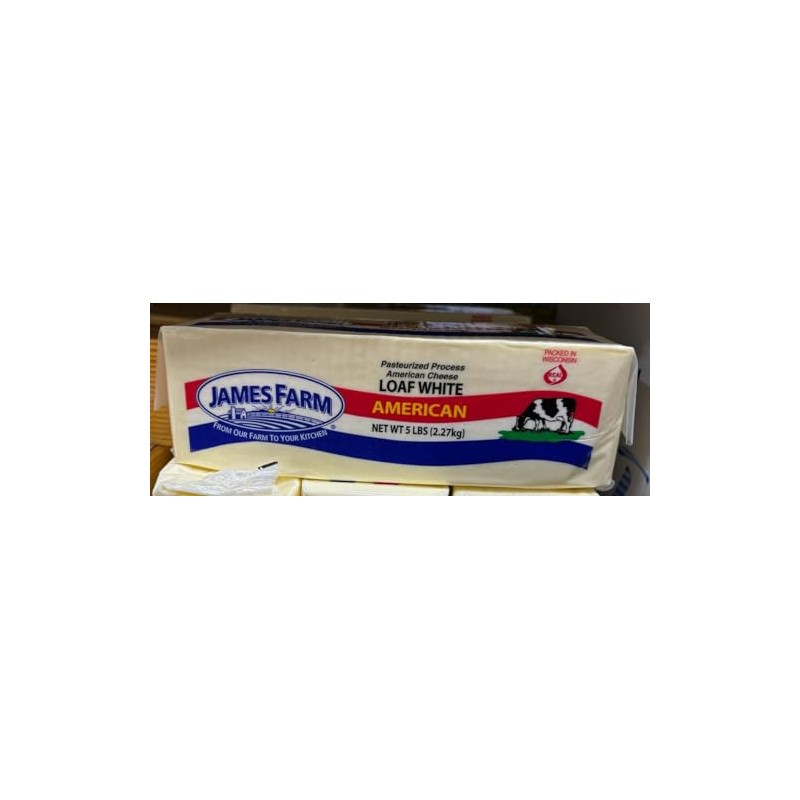 James Farm Loaf White American Cheese 5lb