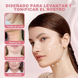 Faja Papada Facial Lifting，Correa Facial para V-Lifting ，Reutilizable Faja para Papada Mujer，Elástico y muy elástico，Eliminar la Flacidez de la Piel y Reafirmar con Efecto Antiarrugas (Negro)