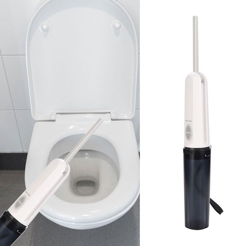 Portable Silicone Bidet Handheld Travel Electric Woman Bidet Sprayer (Black)
