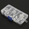 300pcs White and Black Nylon M3 Hex Standoff with M3