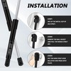 Lazmllcan 2pcs Tailgate Lift Supports Compatible with Mitsubishi Outlander 2015