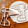 Set of 3 Power Tools Cookie Cutters (Power Drill, Circular