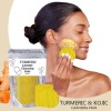 LULUWYDD Turmeric Cleansing pad, Used for exfoliating, Cleansing, and Facial