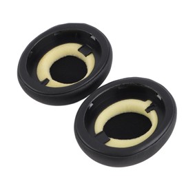 Kelepu Replacement Earpads for Jabras Elite 45h On-Ear Wireless Headset for Jabra Evolve2 65 (65MS 65UC USB), Professional Headset Protein Leather Ear Pad Cushions Replacement 1 Pair (Black)