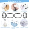 Goowin Shower Curtain Rings, 12 Pcs Shower Curtain Hooks, Oval