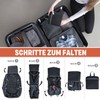 BECOJADDE Hiking Backpack Men Women 40L Ultralight Foldable Backpack Waterproof