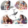 Hummingbird Cremation Jewelry Keepsake Stainless Steel Human Pet Urn Necklace