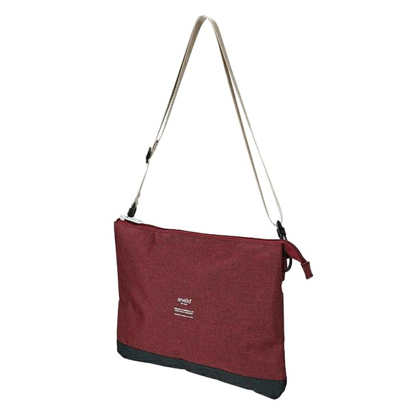 Anello ATB1715Z Sacoche Shoulder Bag, A4, Multiple Storage, Navy, navy