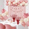 24 Pack Red Metallic Foil Spray Centerpiece Star Table Decoration