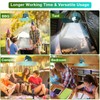 DUKUSEEK Tent Ceiling Fans for Camping, 10400mAH Large Capacity Portable