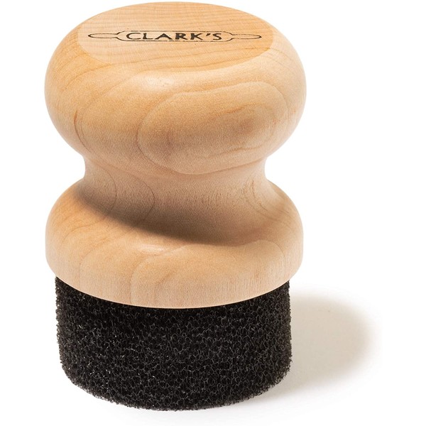 CLARK'S Oil & Wax Round Applicator (New V2 Design!) | USA Maple Construction | Cutting Boards - Butcher Blocks - Wood Utensils