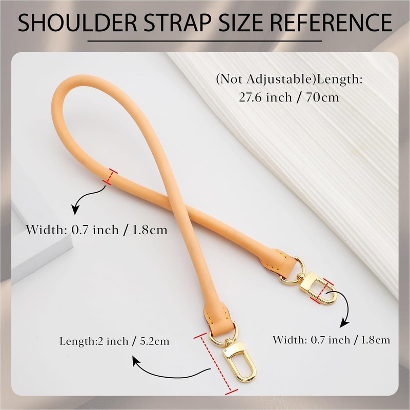 Doxo Vachetta Cowhide Replacement Strap for Speedy, 27.5”, Beeswax