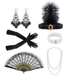 1920s Accessories for Women, Great Gatsby Flapper Accessories Fashion Roaring 20s Accessories