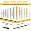14-Pieces Screw Extractor and Left-Hand Drill Bit Set, Easy Out
