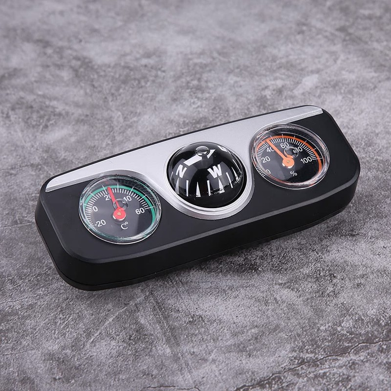 Compass for Car, Dashboard Mount Compass, 3-in-1 Navigation Compass for
