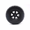 KEEDA 100 mm Rubber Tyres with 1.9 Inch Metal Beadlock