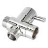 3Way Faucet Diverter Valve Bathroom Shower Parts for Handheld Showerhead