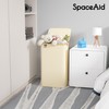 SpaceAid Laundry Hamper with Lid, 110L Large Tall Clothes Basket