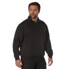 Rothco Firefighter/EMS Quarter Zip Job Shirt, Black - M