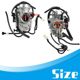 Silscvtt Carburetor Carb Replacement for Honda Rancher 400 TRX400FA 4x4 AT TRX400FGA 4x4 AT GPScape 2004 2005 2006 2007 16100-HN7-013