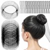 COYUN Retine per Capelli Chignon,40 Pezzi Retina per Capelli,con 50