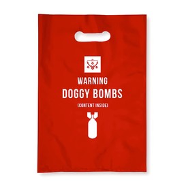 Operation Good Boy Poop Bags Doggy Bombs - Military-Themed Poop Bags for Puppies and Dogs - 60 Count - Eco-Friendly and Rip-Resistant Pet Waste Bags for Easy Cleanup on Park Walks and Trips
