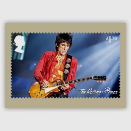THE ROLLING STONES, ORIGINAL ROYAL MAIL POSTCARD, YEAR 2018 # 06