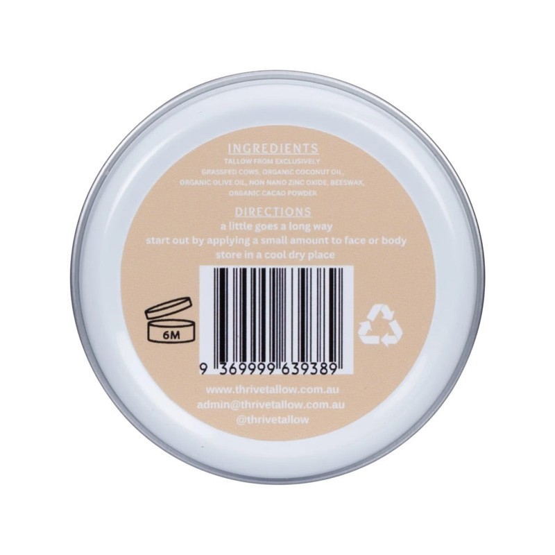 Thrive Tallow Tinted Sun Balm with Zinc 70ml